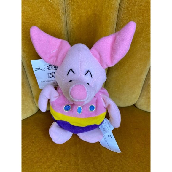 DISNEY EASTER EGG PIGLET - Mini Bean Bag Plush - 8" - NWT - Piglet Plush - Picture 1 of 7